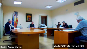 Pleno municipal 26 de enero de 2023 Sesión Oridnaria.